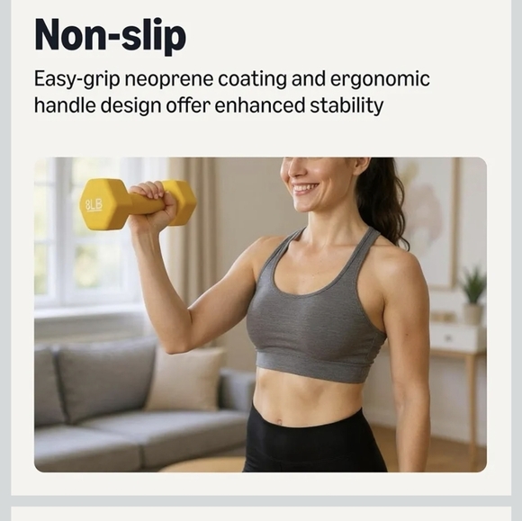 8lbs Dumbbell Hand Weight - Picture 5 of 5